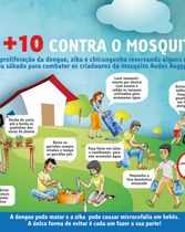 Cartaz Eu + 10 contra o Mosquito